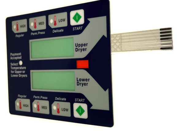 耐久性のある自己粘着ゴム製金属ボタン PET PC 膜