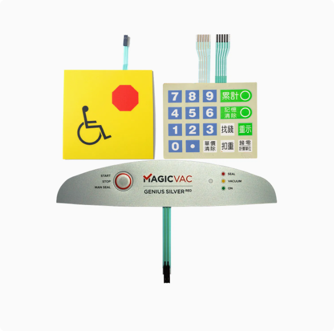 PVCフレキシブルメンブレンスイッチ