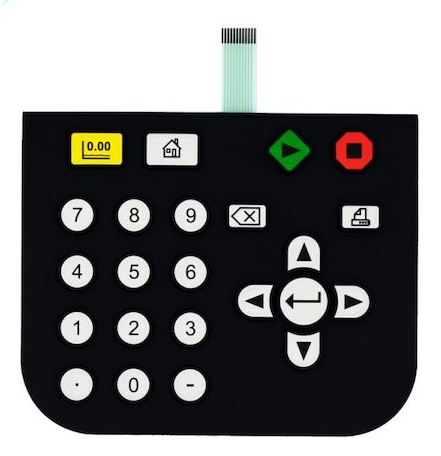 シリコーンキーボードシングルパネルおもちゃ製造機モジュール膜スイッチ